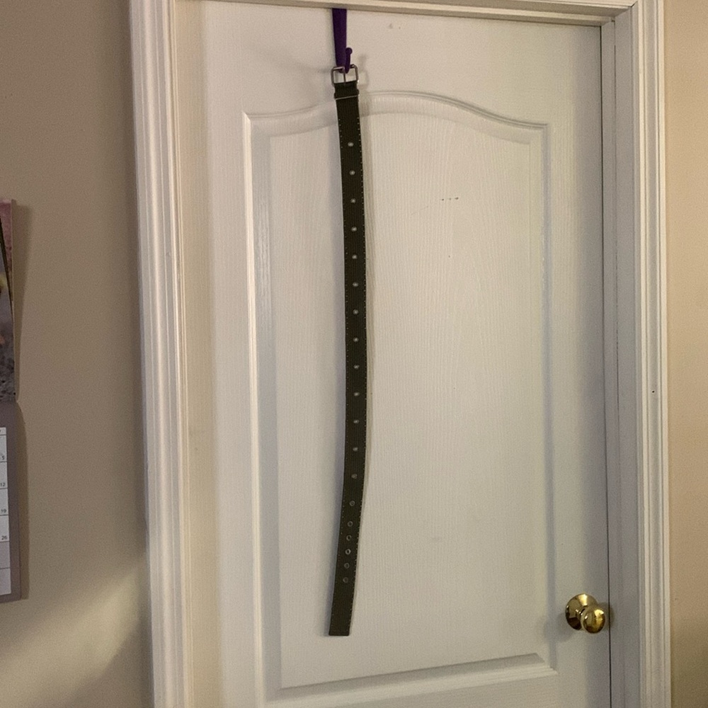 Olive green belt, used